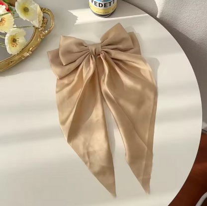Luxury Satin Ribbon Bow Hair Clip