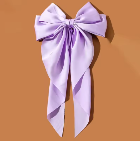 Luxury Satin Ribbon Bow Hair Clip