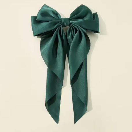 Luxury Satin Ribbon Bow Hair Clip