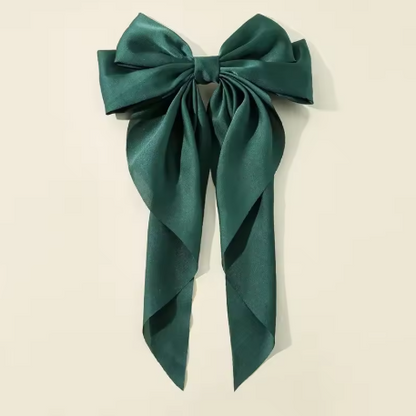 Luxury Satin Ribbon Bow Hair Clip